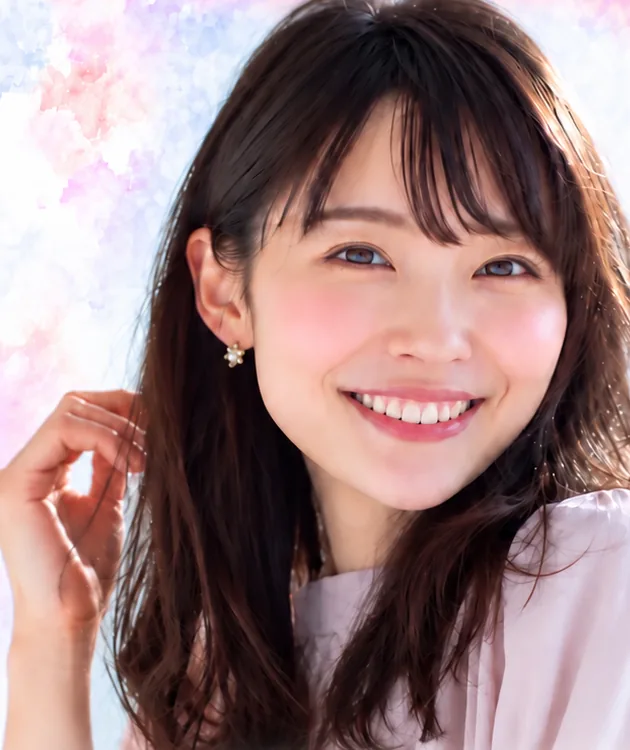 やわらかく笑う女性（イメージ）